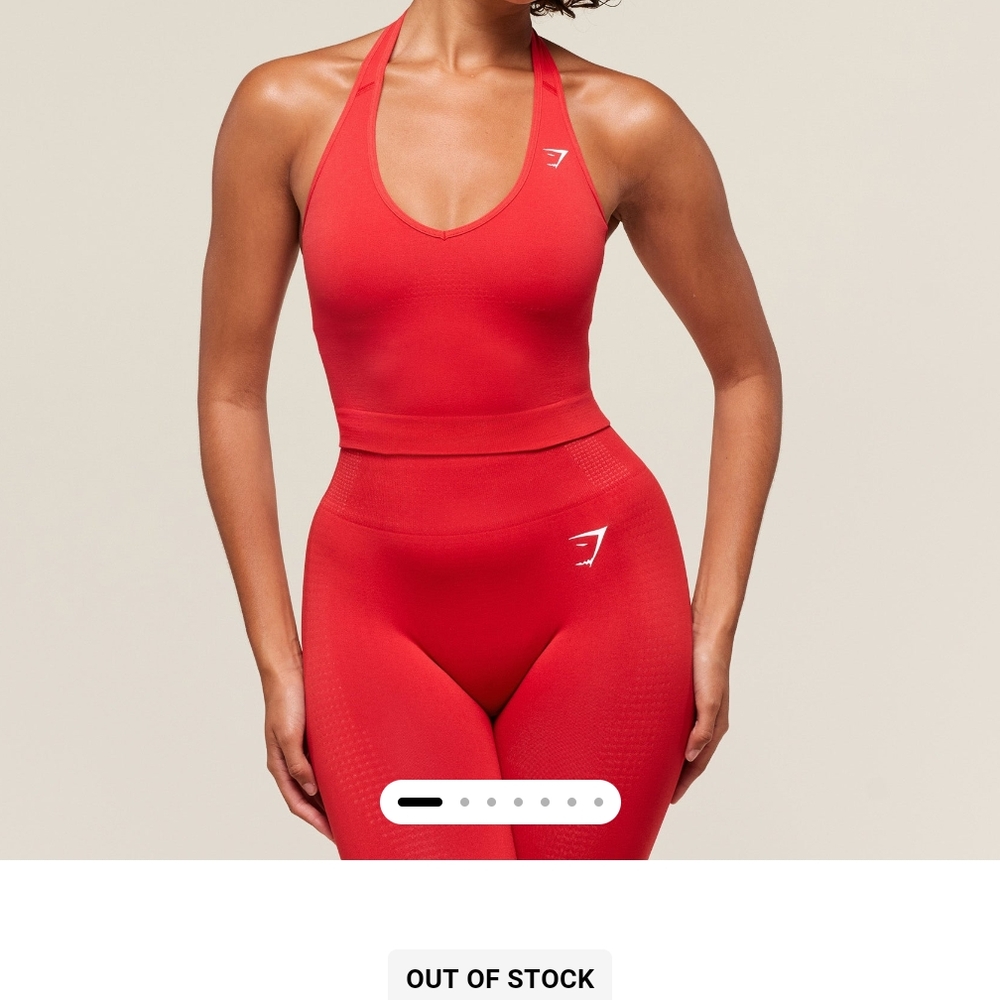 Gymshark Vital Seamless Halterneck With Shelf